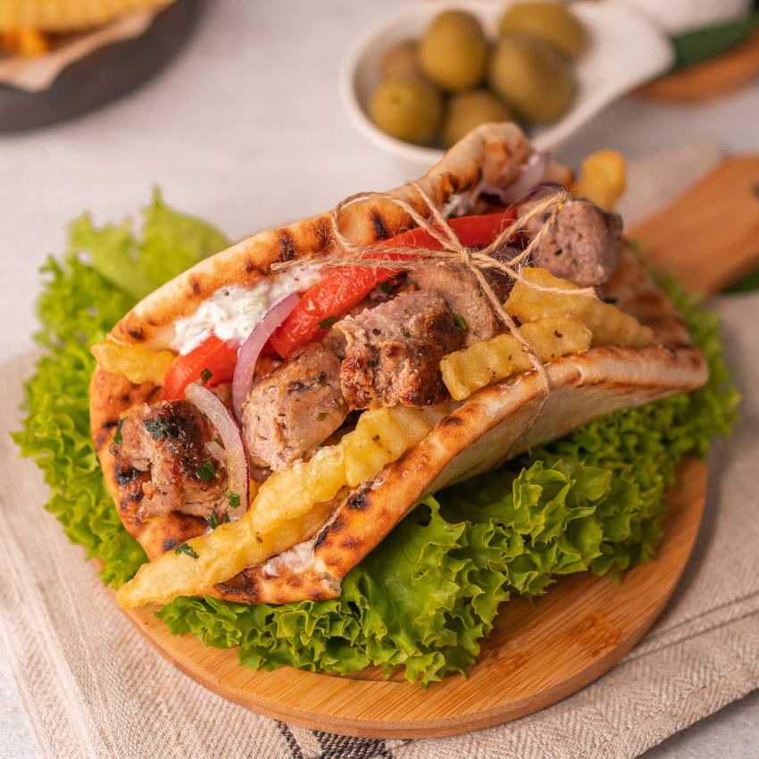 Гирос мясные блюда