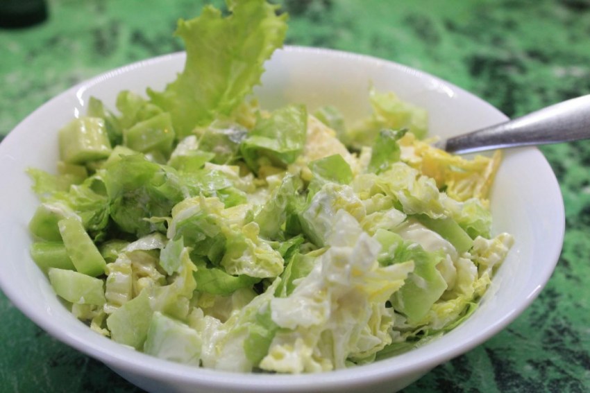 Салат с капустой и морковкой