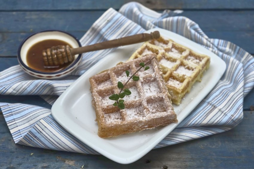 Венские вафли с джемом