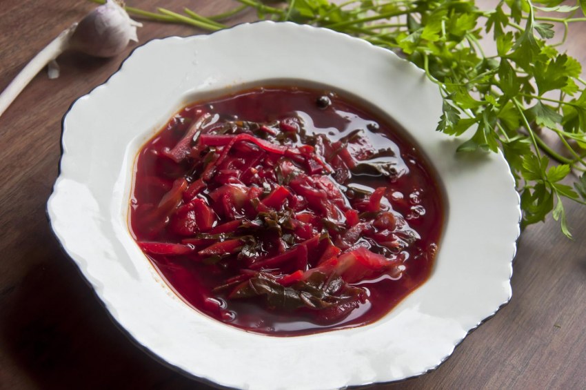 Борщ с капустой и картофелем