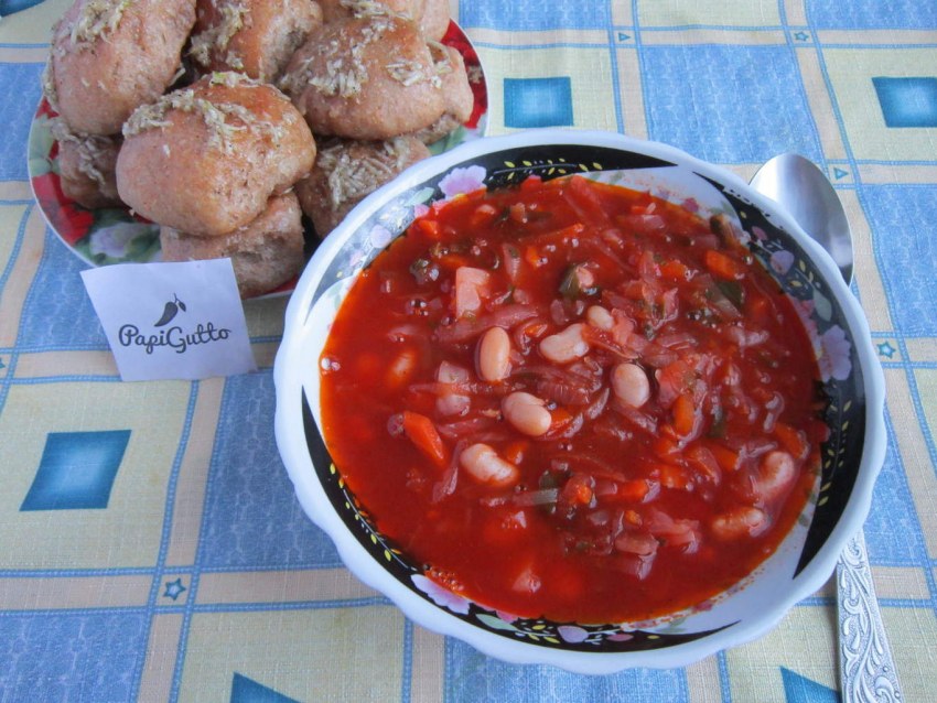Борщ постный без картошки