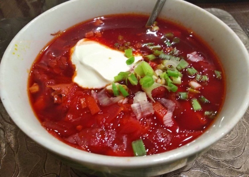 Дальневосточный борщ с морской капустой