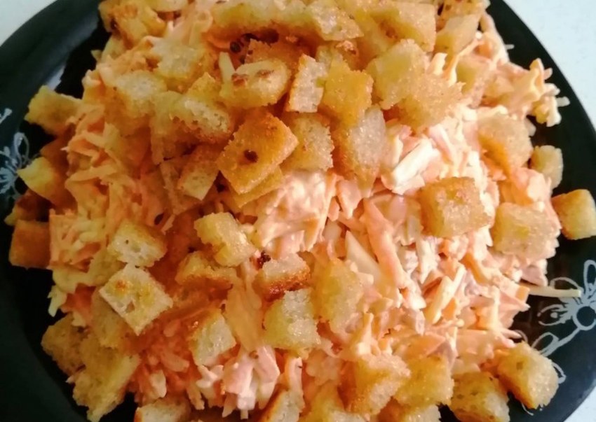 Салат с кукурузными хлопьями
