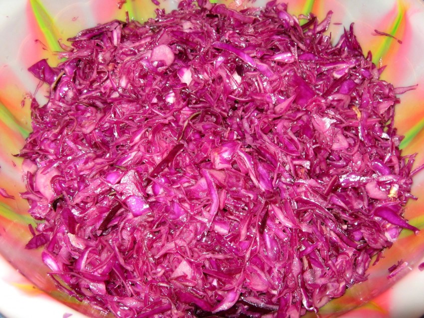 Блюда из краснокочанной капусты горячие