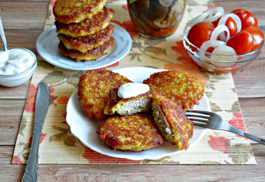 Картофельные котлеты драники