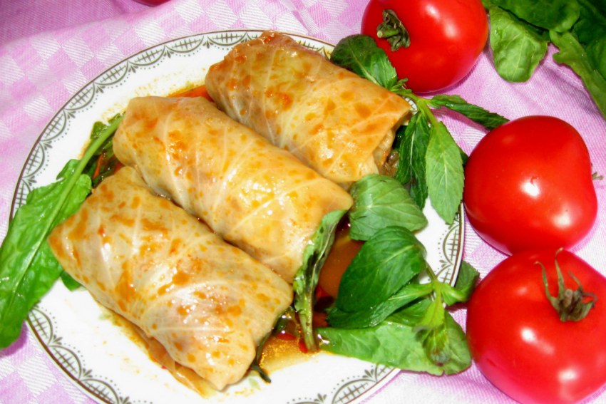 Постные голубцы вкусные