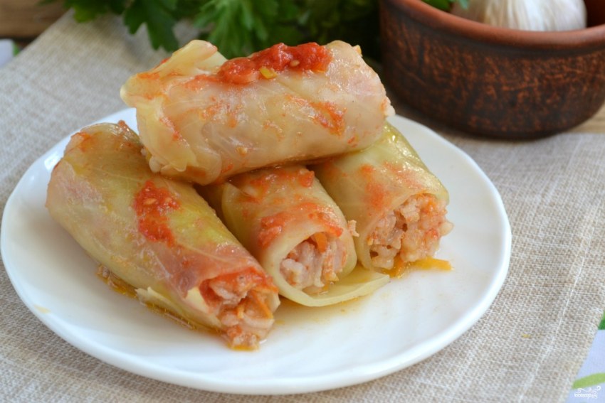 Голубцы фаршированный мясом
