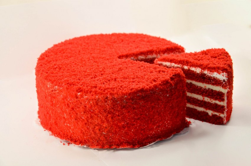 Торта "красный бархат" (Red Velvet).