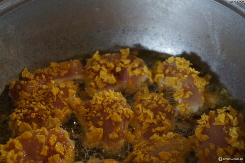 ПП курица запеченная с медом в кукурузных хлопьях
