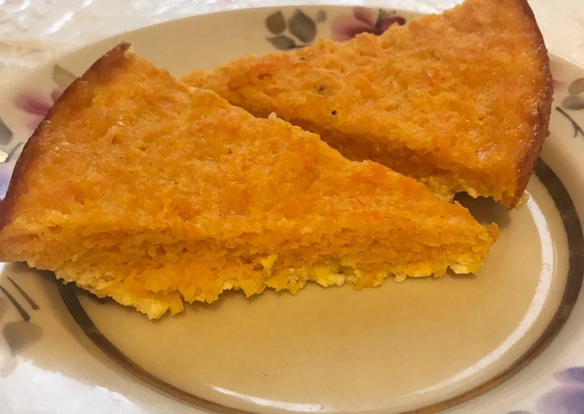 Запеканка из тыквы с творогом и манкой
