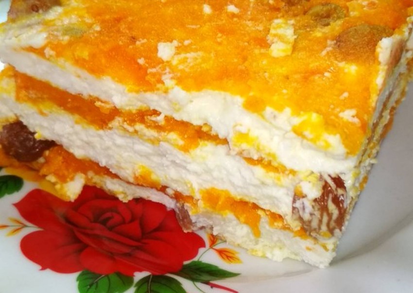 Запеканка морковная с творогом и без творога