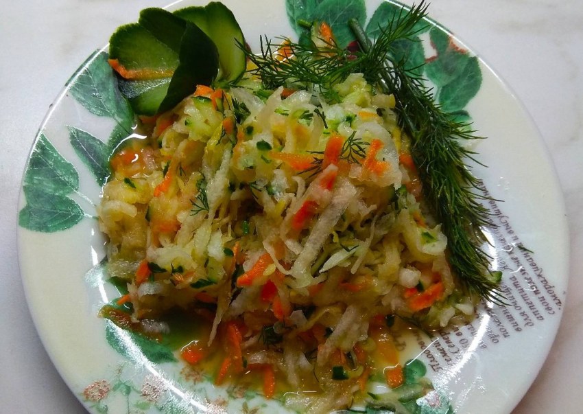 Салат из редьки для похудения