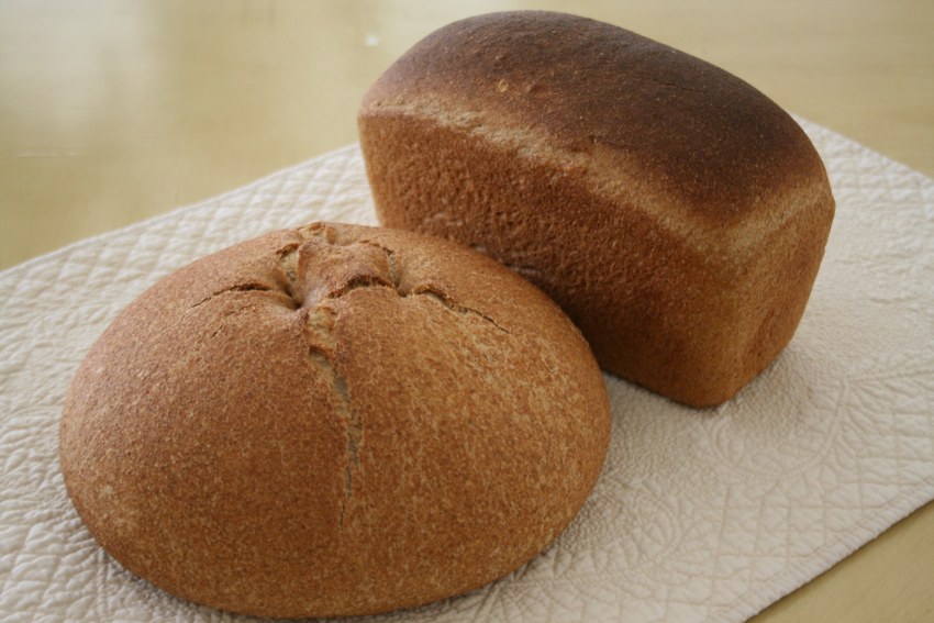 Круглый формовой хлеб