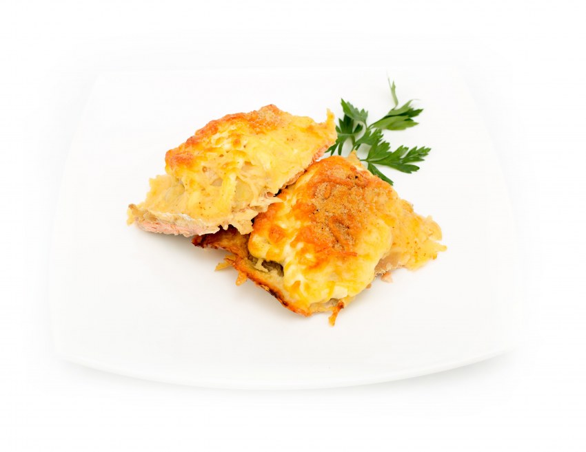 Куриная отбивная с сыром