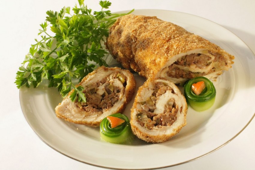 Куриное филе кордон Блю