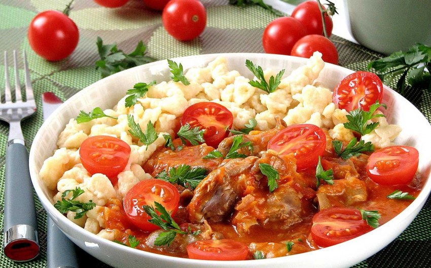 Гарнир к чахохбили из курицы