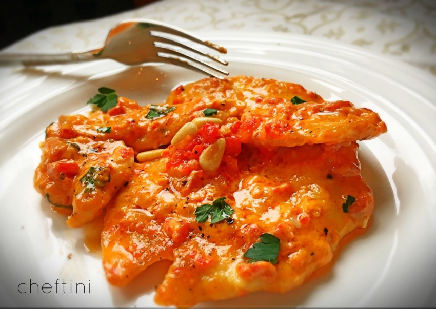 Чахохбили из курицы с пюре