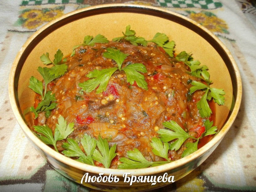 Икра из баклажанов
