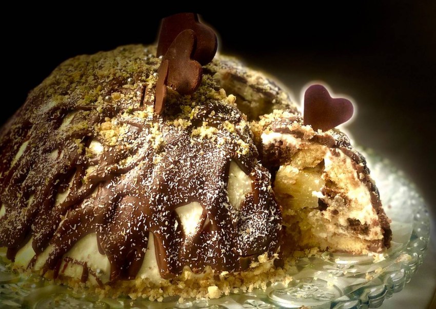 Торт Панчо без выпечки с печеньем и ананасами