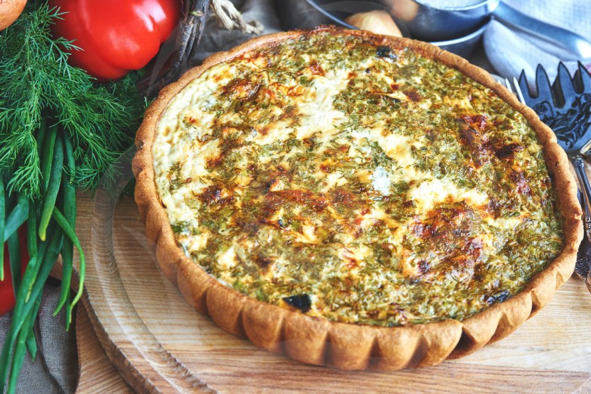 КИШ заливной пирог