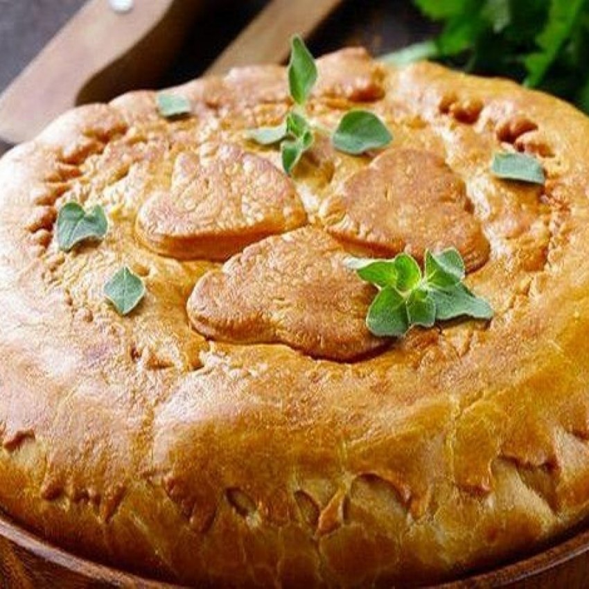 Выпечка с картошкой и грибами
