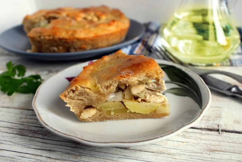 Курник пирог с курицей
