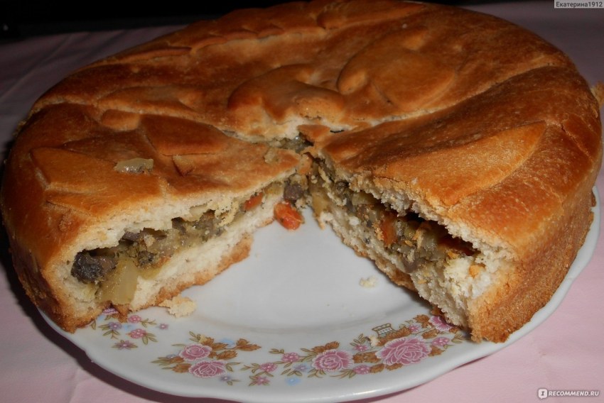 Пирог с начинкой домашний