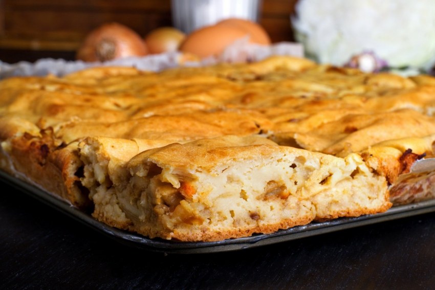 Лоранский пирог с курицей