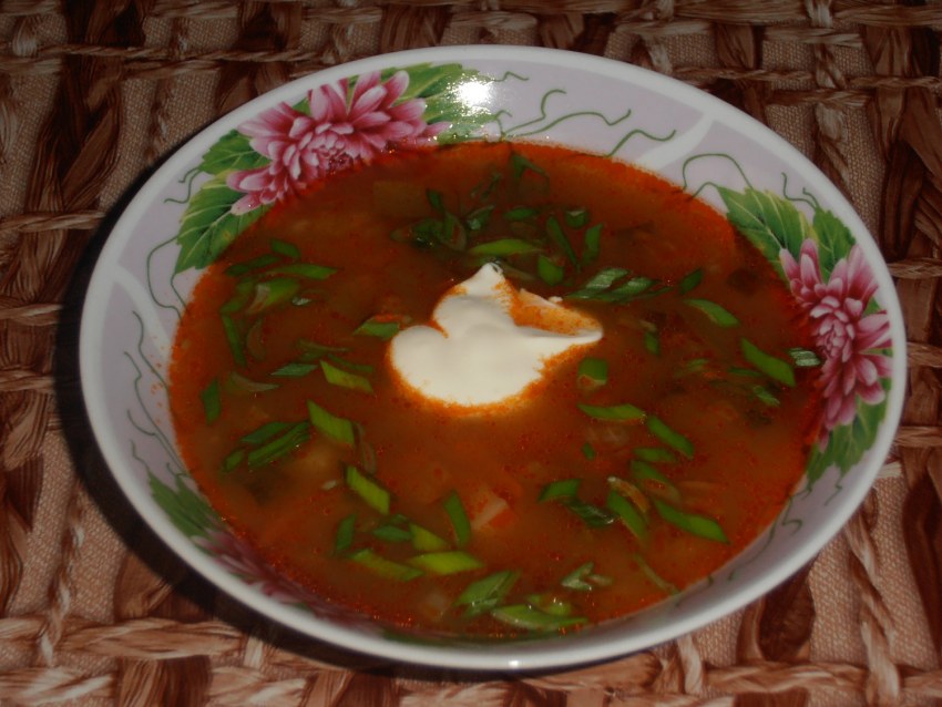 Рассольник по ленинградски с почками