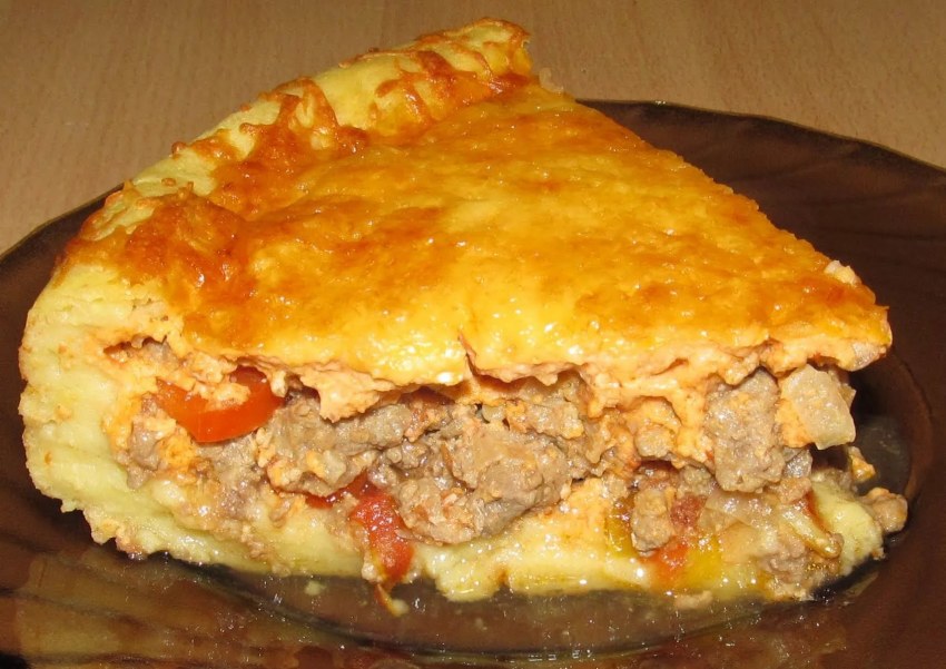 Мясной пирог с фаршем