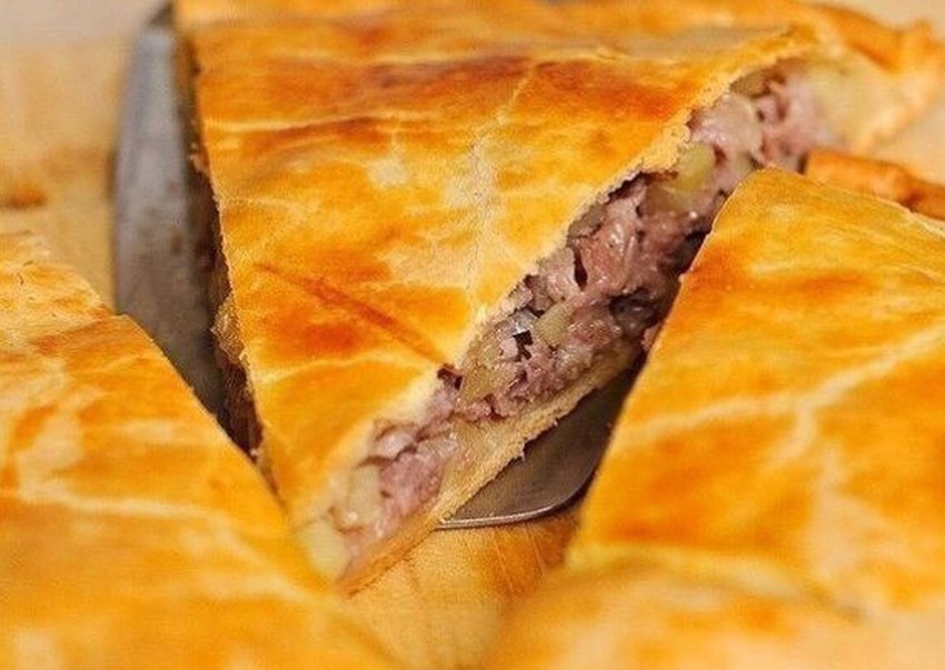 Аппетитный пирог с мясом