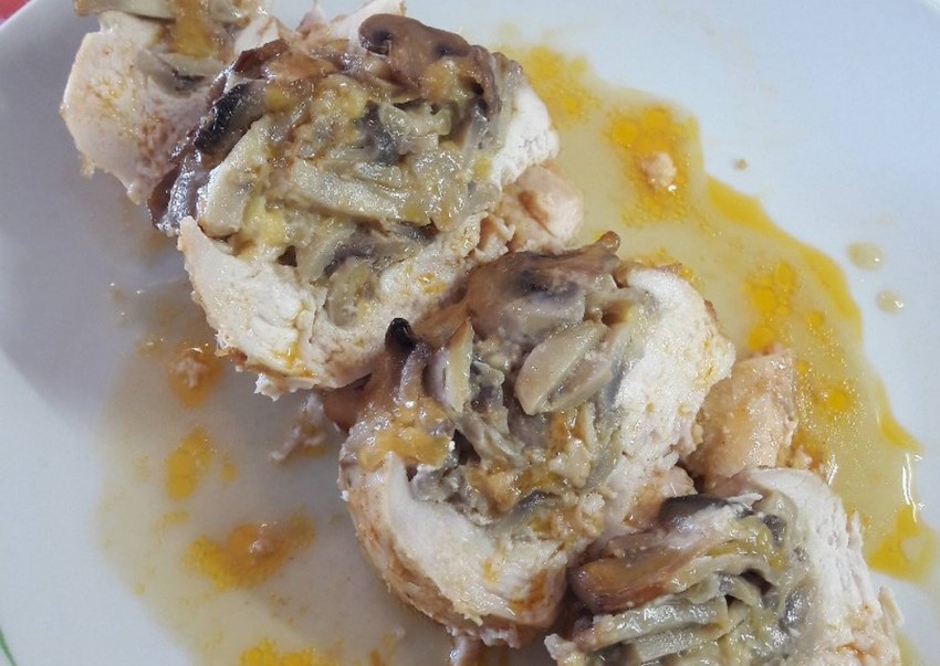 Грудка фаршированная картошкой