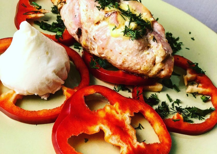 Куриная грудка фаршированная грибами