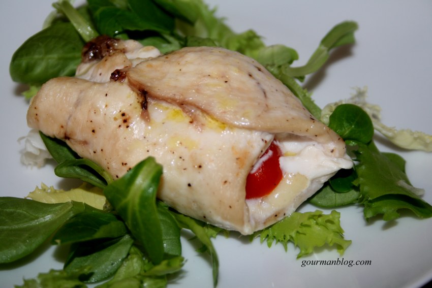 Куриные рулетики с гречкой