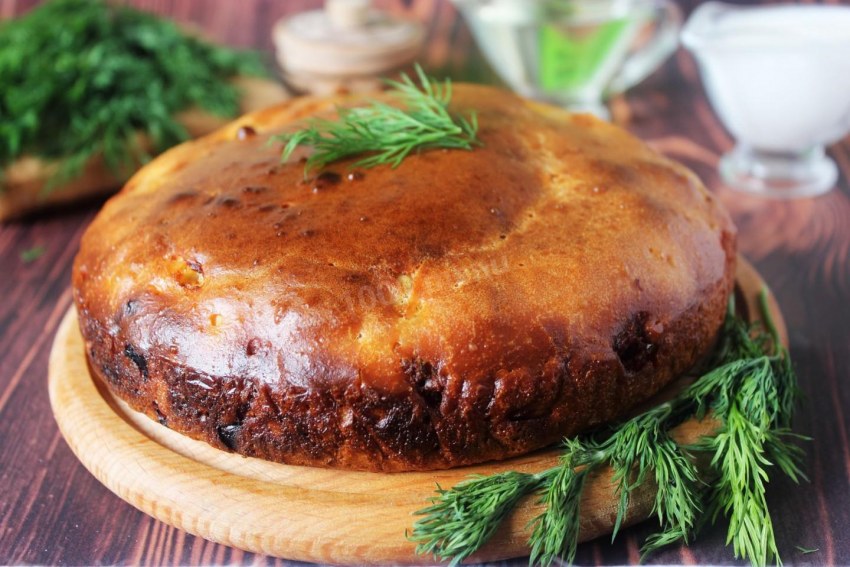 Аппетитный пирог с мясом
