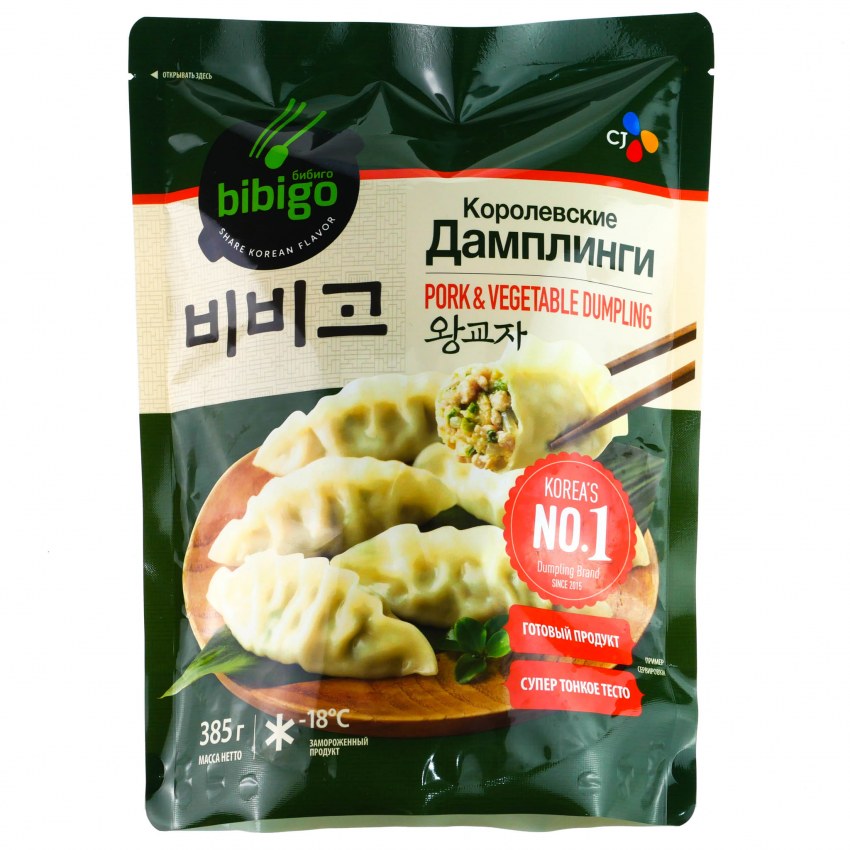 Bibigo Дамплинги Королевские 385 г
