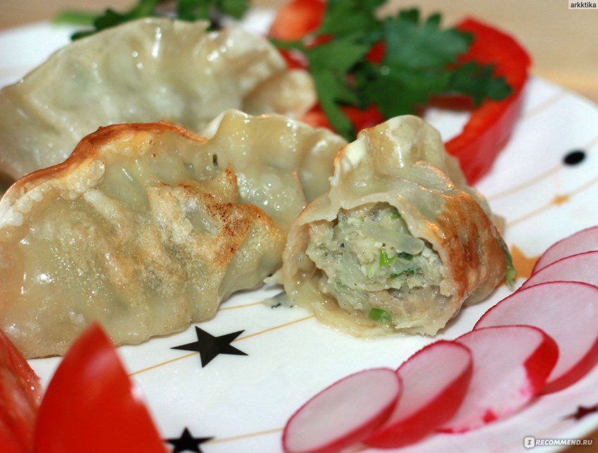 Корейские пельмени Дамплинги Пятерочка