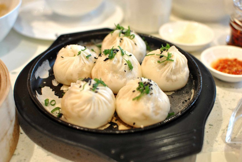 Пельмени с кимчи
