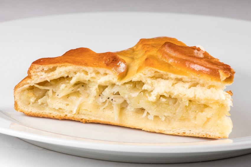 Пирог куриный с сыром круглый