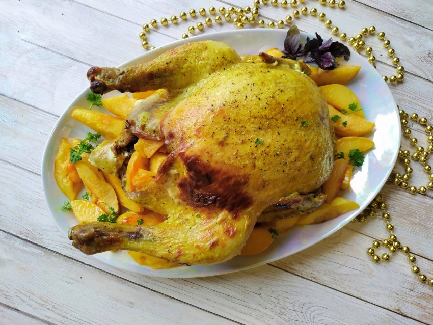 Мясо запеченное в арбузе