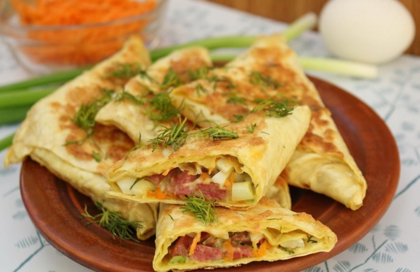 Лавашные конвертики