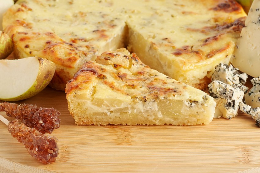Бретонский пирог с грушами