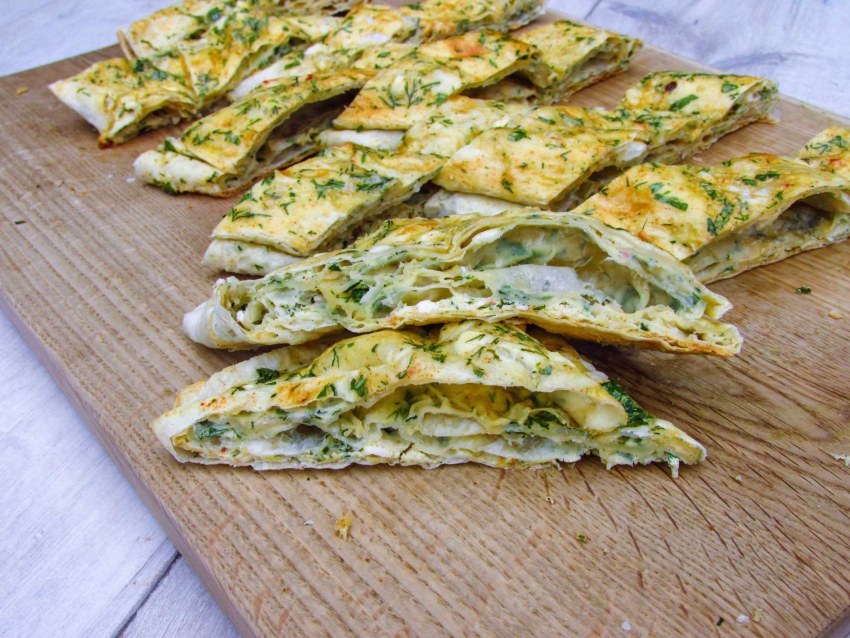 Хрустящая закуска из лаваша
