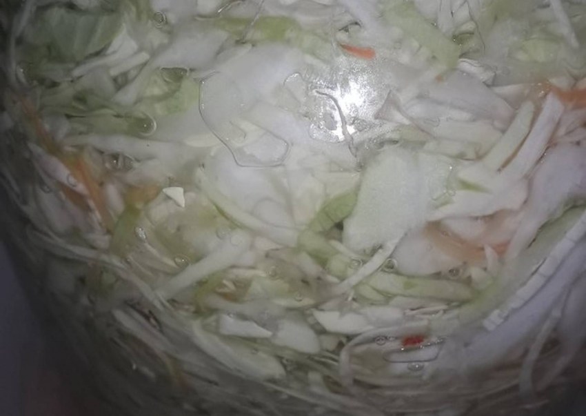Квашеная капуста на зиму в банках