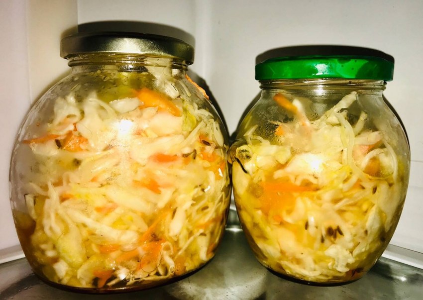 Капусту залить рассолом