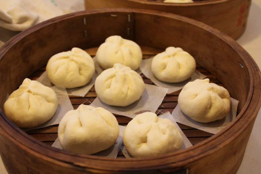 Корейские булочки на пару