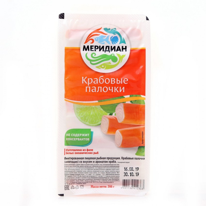 Крабовые палочки французский краб