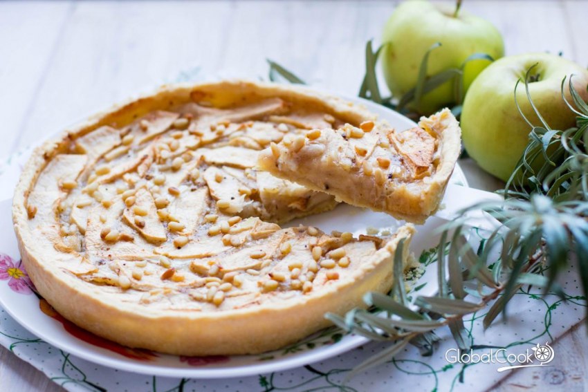 Миндальный песочный пирог