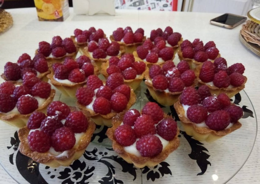 Песочные тарталетки с маскарпоне