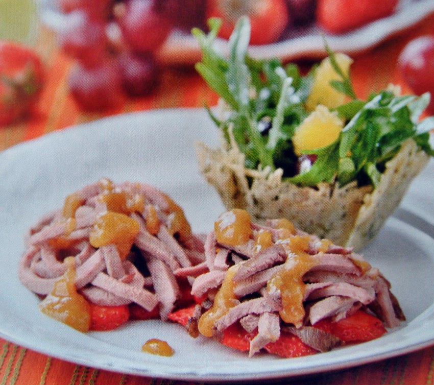 Салат с уткой